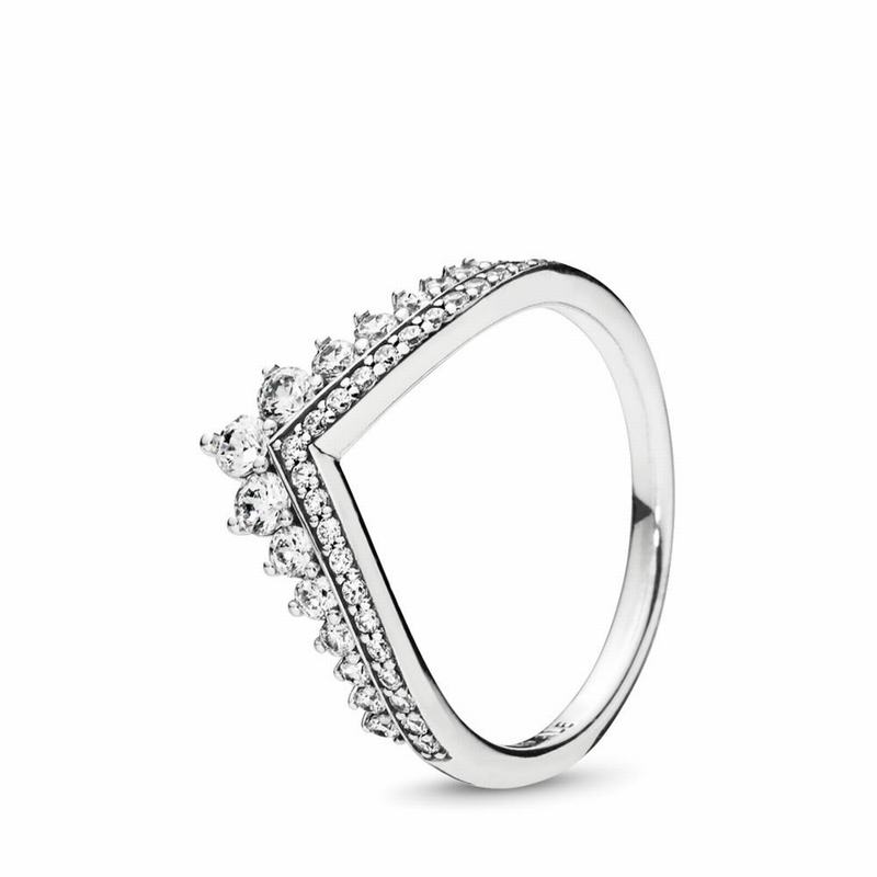 Pandora Australia Princess Wish Stackable Ring - Sterling Silver | WSQVYC025